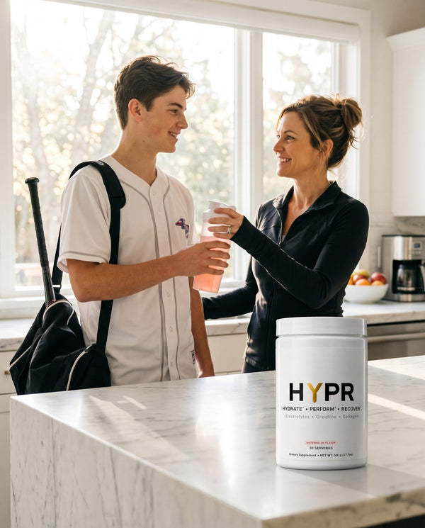 Mom hands her son HYPR