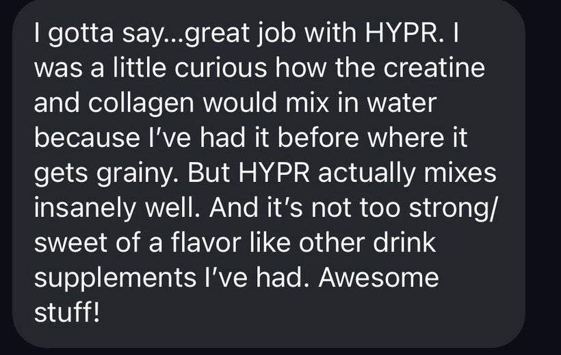 HYPR actually mixes insanely well. And it's not too strong or sweet of a flavor.